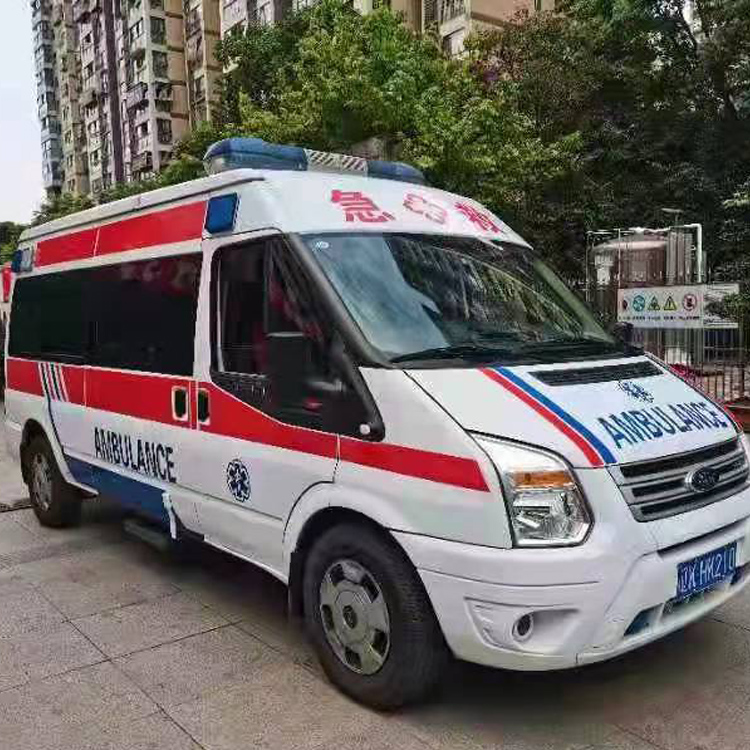 南开乡长途救护车护送病人返乡